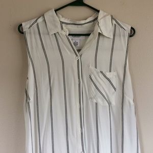 WorkShop striped dress Small